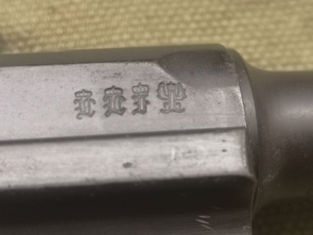Pistole Luger 08  DWM 1912 Nummerngleich Truppenstempel