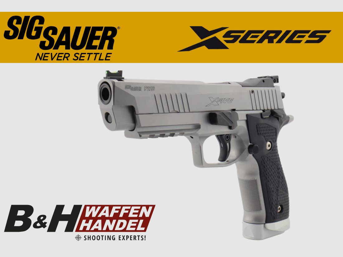 Sig Sauer P226 X-Five Supermatch 9mm Super Match X5 X-5 9x19 SIG Custom Works Finanzierung möglich!