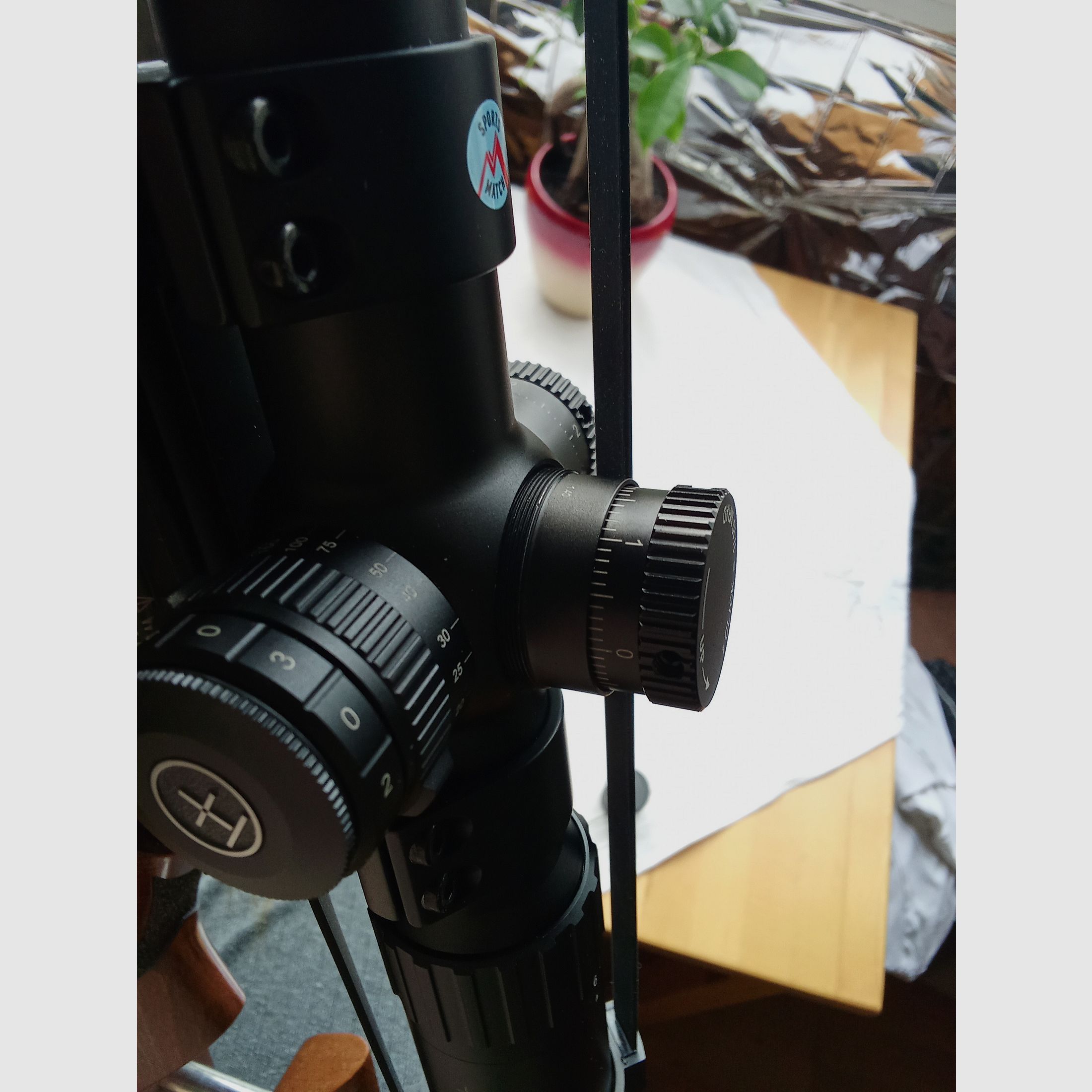 weihrauch hw 98 mit hawk airmax compact 6-24 und sports match UK AOP 56 montage 