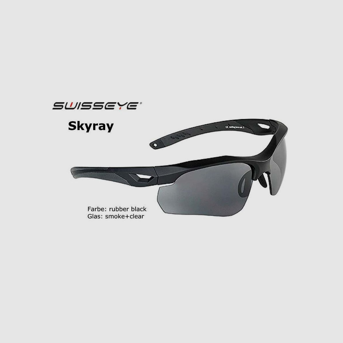 SwissEye Tactical Brille Skyray Set Schwarz