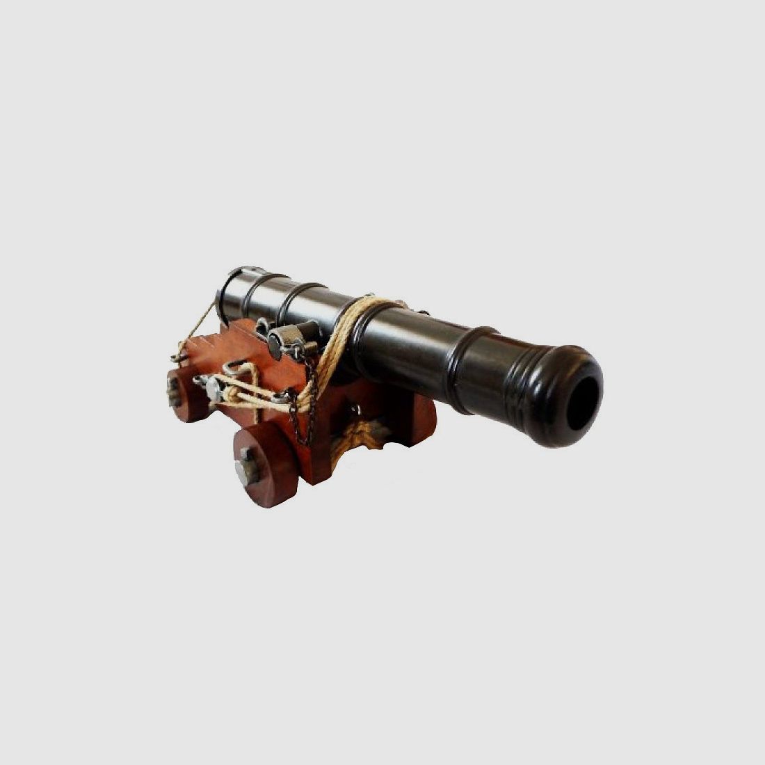 Schiffskanone Piraten Modell aus Holz und Metall