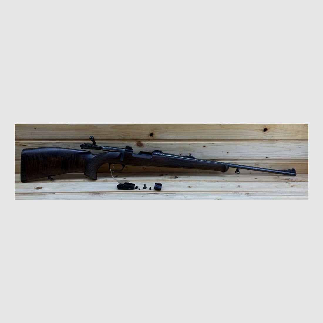 Repetierbüchse Voere Kufstein Mod. 98 Umbau, Kal.: 8x57IS mit EAW Schwenkmo 8x57JS