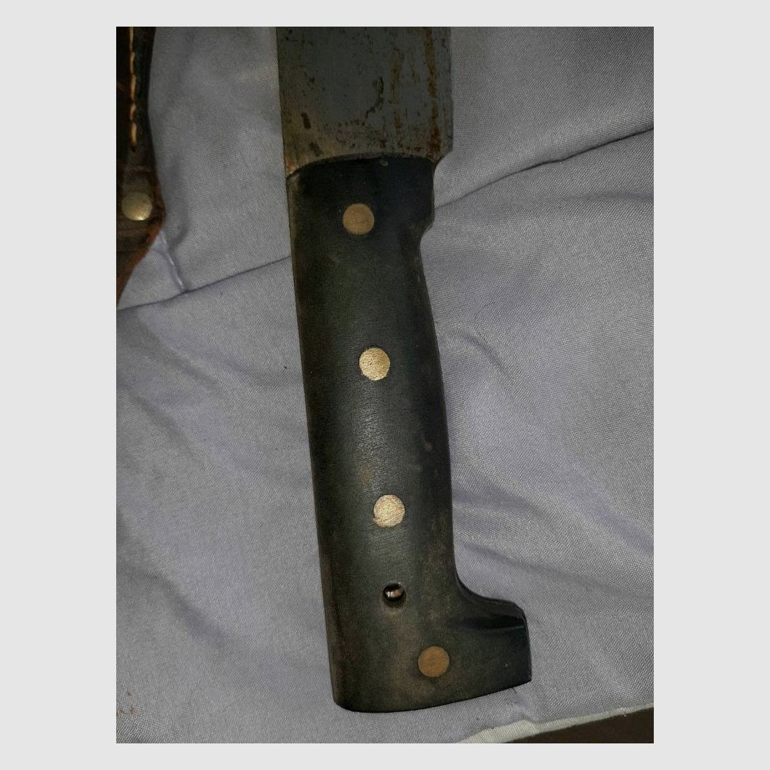 SCHEUNENFUND, eine über 40 Jahre alte MACHETE mit Hersteller Gravur 