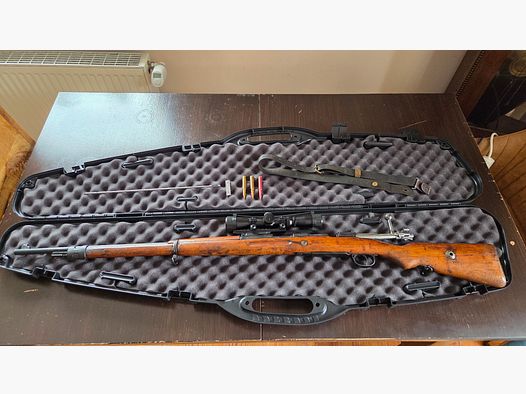 Mauser G98*Kal. 8x57 IS*Telescopisch vizier*Totale lengte 1250 mm*Loop 740 mm