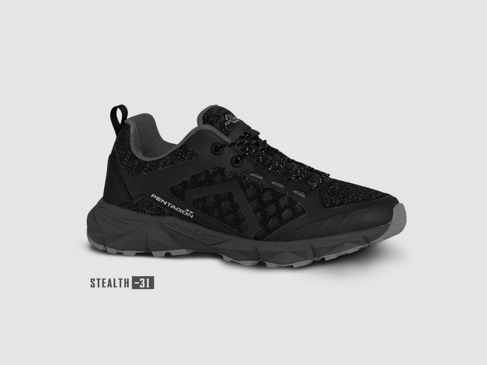 PENTAGON – MĘŻCZYZNA – KION BUTY TREKKINGOWE Stealth Black