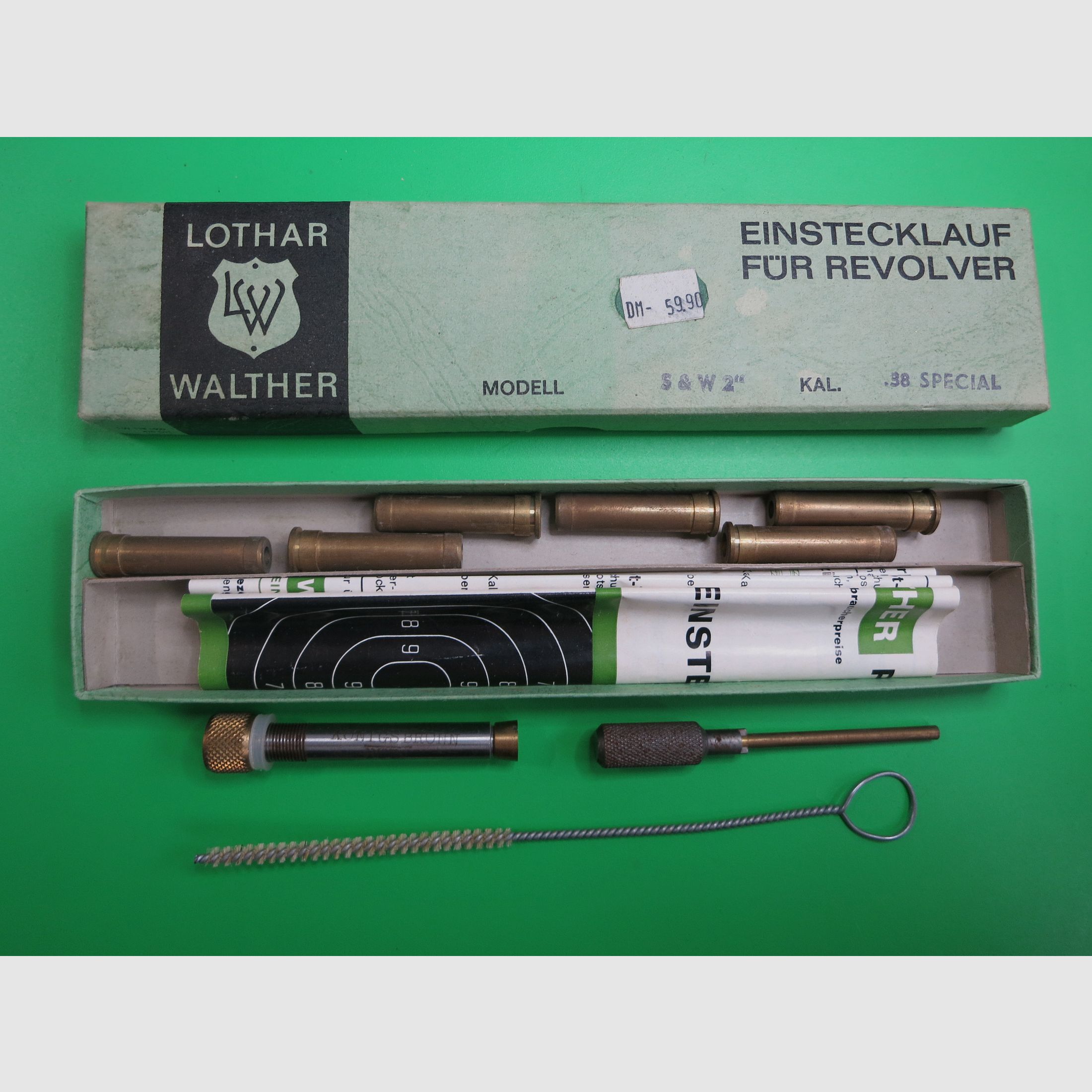  LOTHAR WALTHER cañón de inserción 4mm M20 para revólver de 2" .38 Special       #94