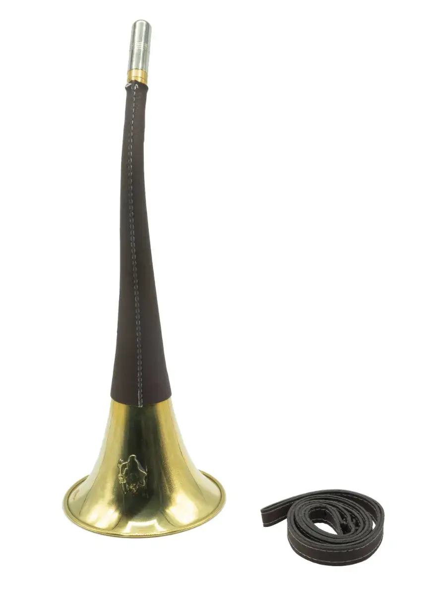 Horn mit Lederbezug Januel 40 cm, Bild 2 von 16