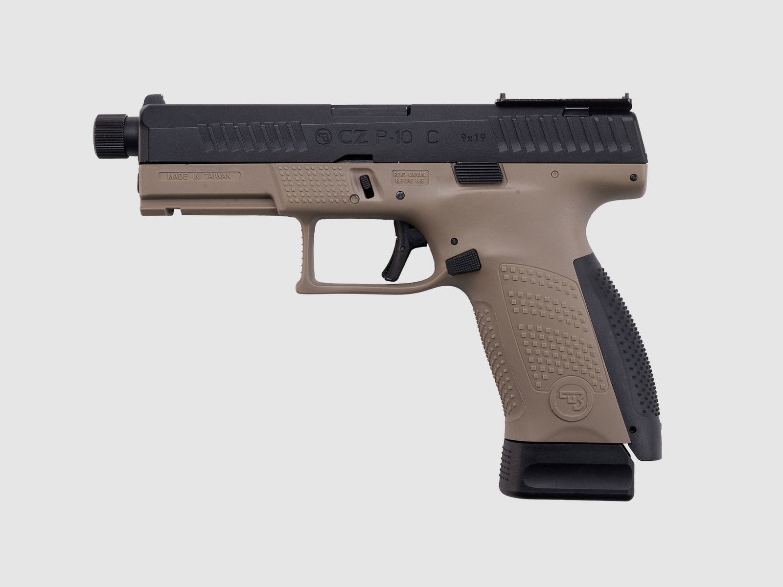 CZ 75 P-10C Listo para Óptica Doble Tono 6mm - Airsoft Co2 BlowBack