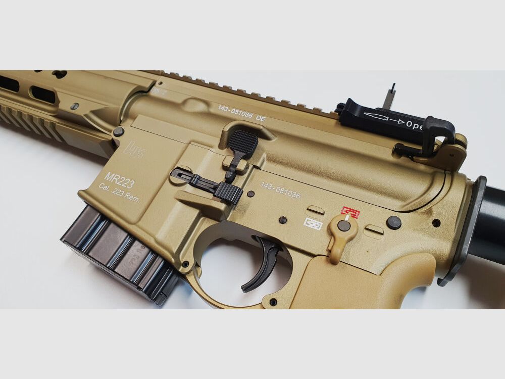 Heckler & Koch Selbstladebüchse Heckler & Koch HK SLB MR223 A3 Slim Line HKey 11" SAND / FDE .223 Rem / 5,56x45, Bild 5 von 10