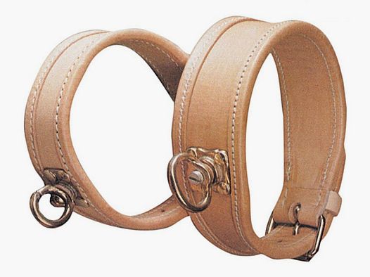 AKAH collier de soudure pour chiens de montagne en cuir fauve