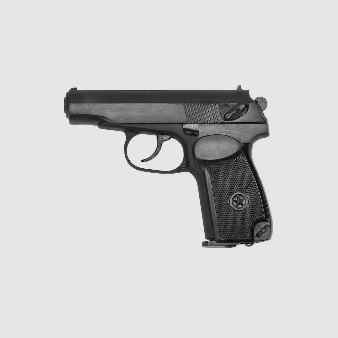 CO2 Pistole Baikal Makarov MP654K-59 GEN5 original KGB limitiert mit SchalldĂ¤mpfergewinde Kaliber 4,5 mm BB (P18)