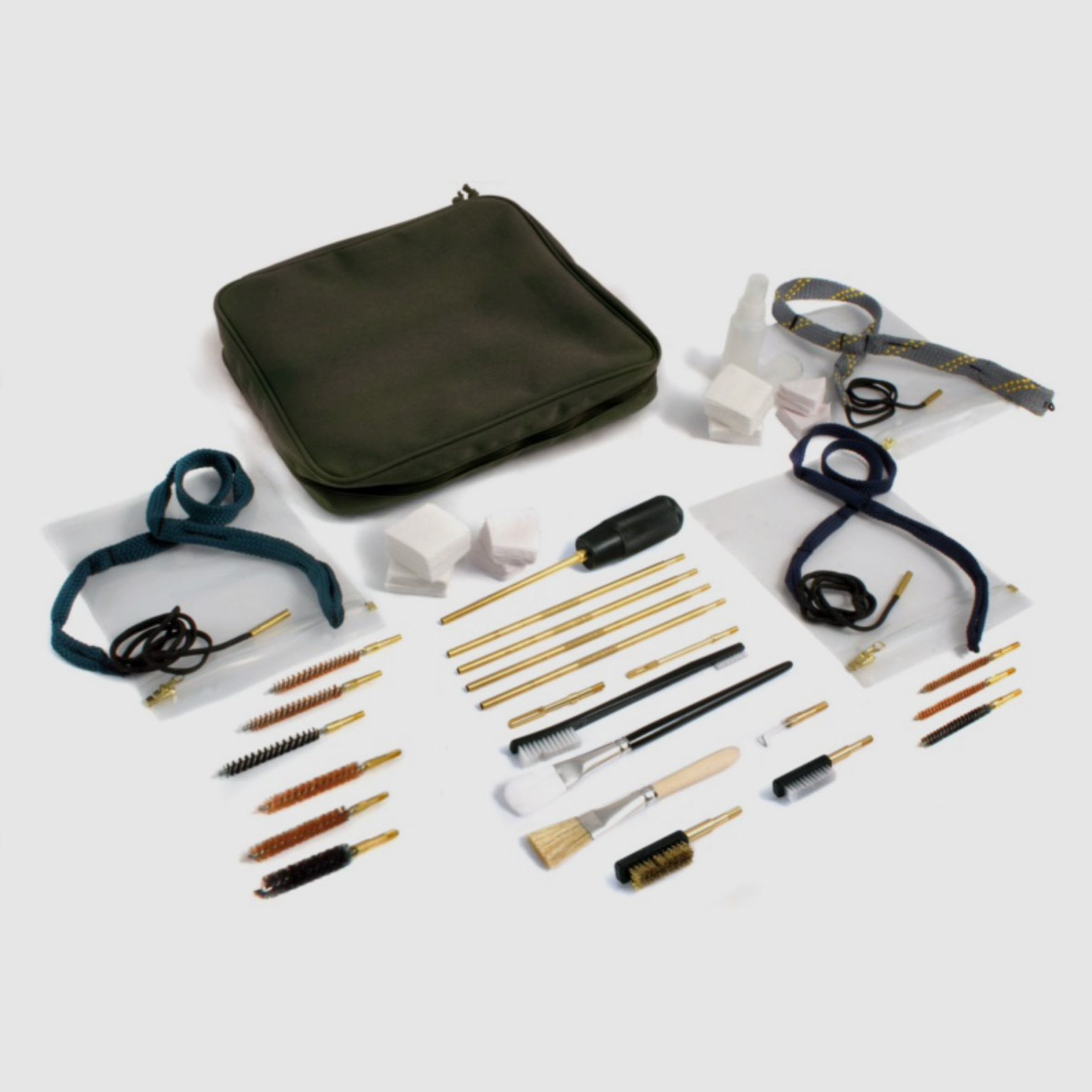 Kit di pulizia da 25 pezzi M4, ottone, .22 - 9mm