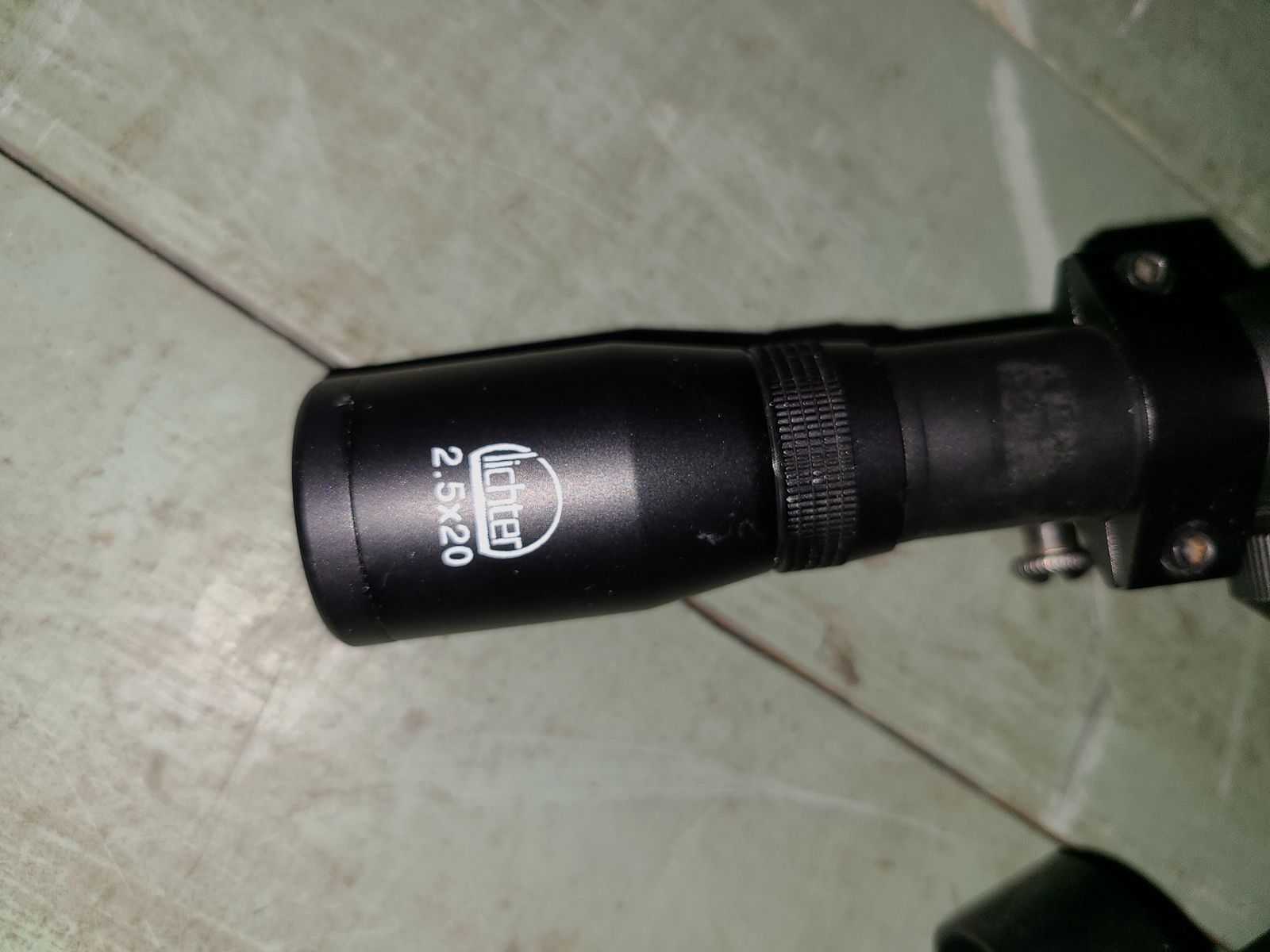 PISTOLA CON MIRINO VECCHIA ZFR UMAREX 1,5 x 15 COATED / + ZFR LUCIDO 2,5 x 20 USATO / ! LEGGERE LA DESCRIZIONE !, immagine 6 di 8