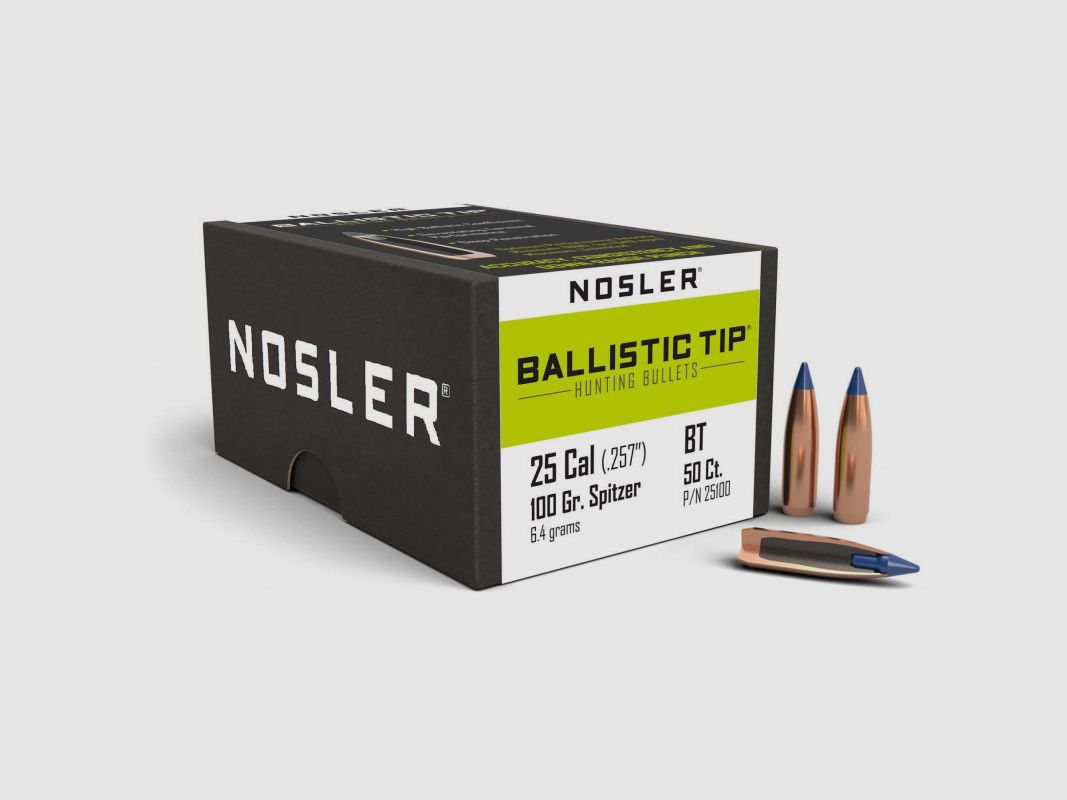 NOSLER B TIP KOGEL CAL25 GR 100