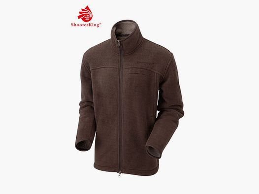 Shooterking Herren Fleece Jacke Forest braun