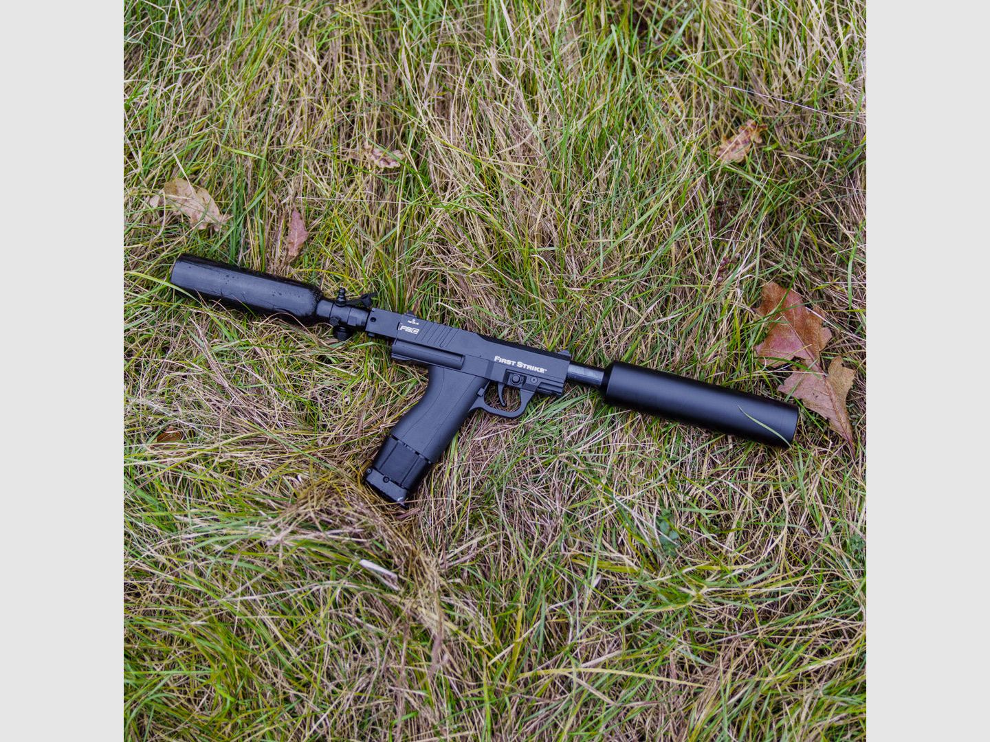 SILENCIADOR Rosca 22x1,5 | CNC | NEGRO | L 20cm | M17 | FSC | FSC XP | Pistola X-68