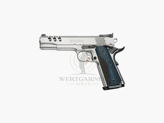 S&W 1911 .45 ACP 5" argent