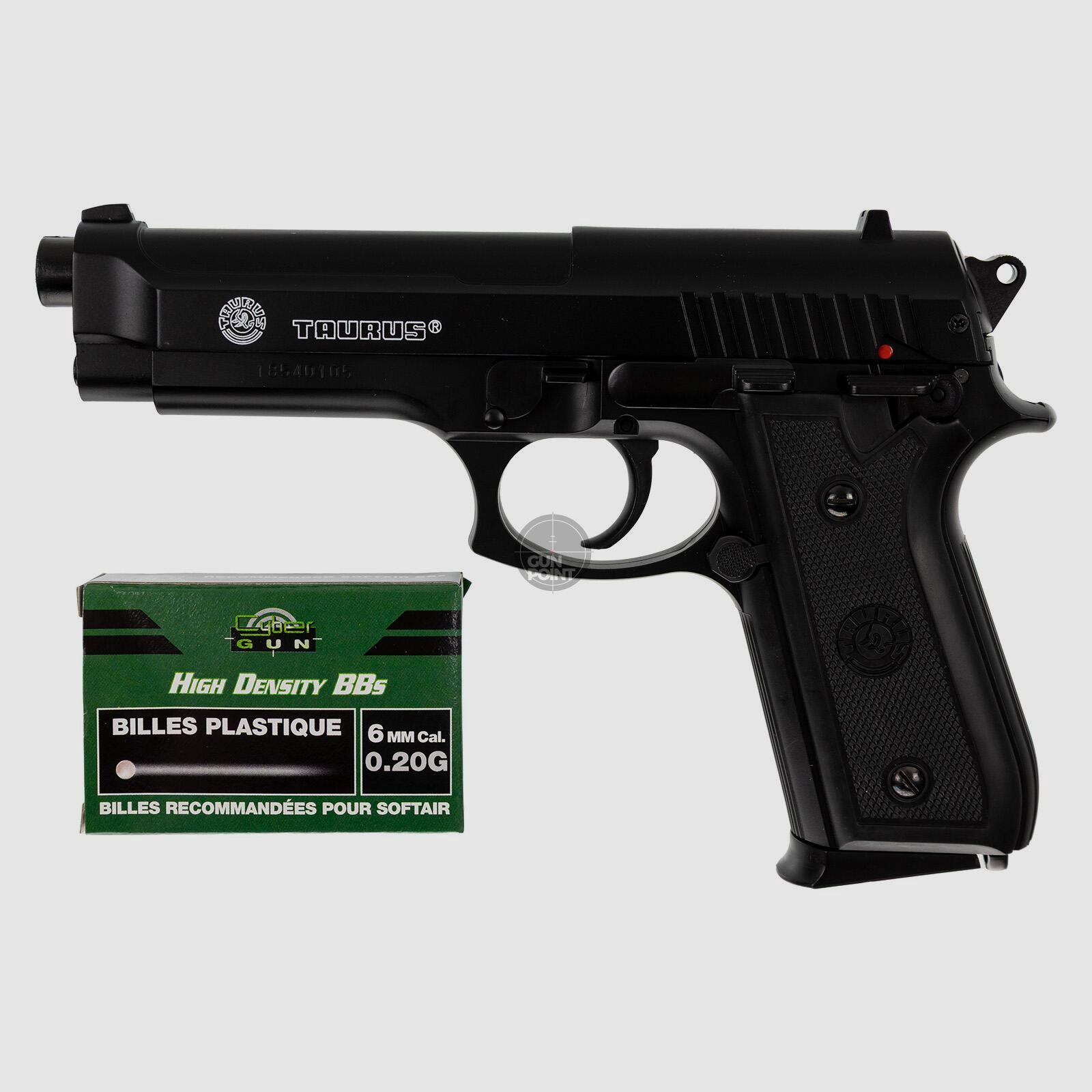 Softair - Pistole - KWC - HPA Taurus PT92 Federdruck - ab 14, unter 0,5 Joule