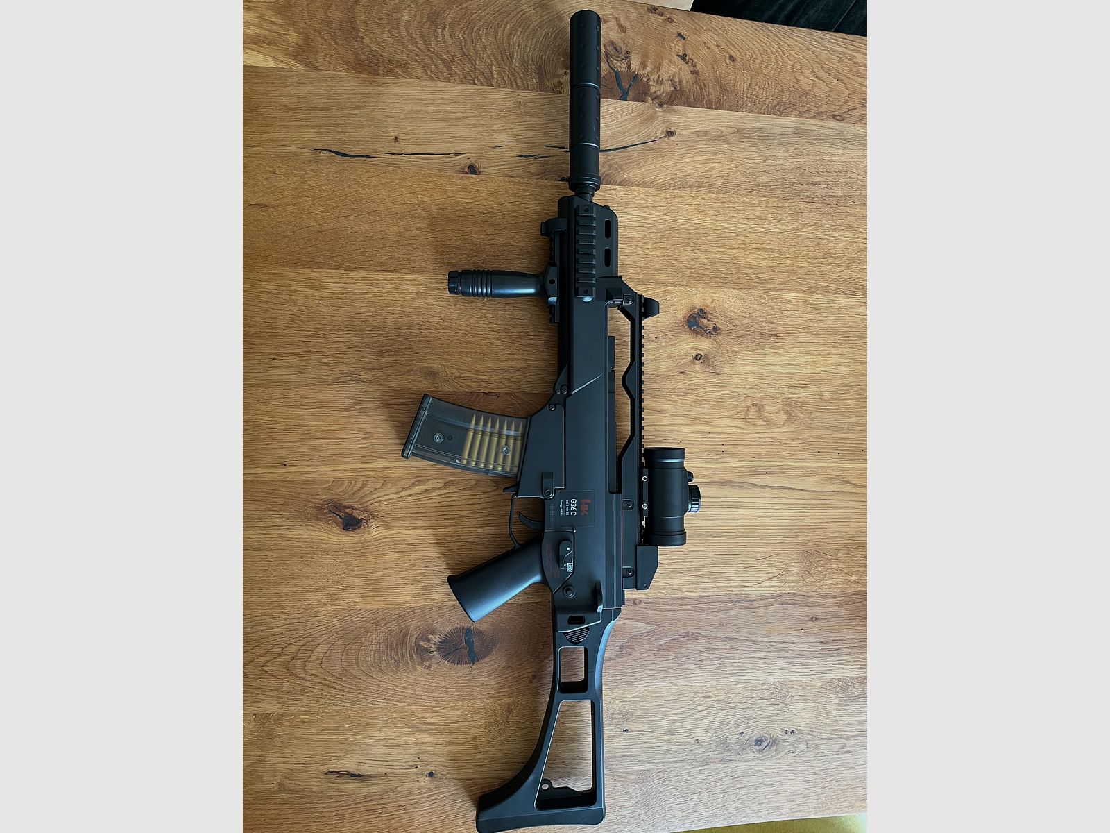 Umarex Airsoft Geweer G36C, elektrische Full-Auto Softairgeweer, aanvalsgeweer met 0,5 Joule, voor 6mm BB-ballen