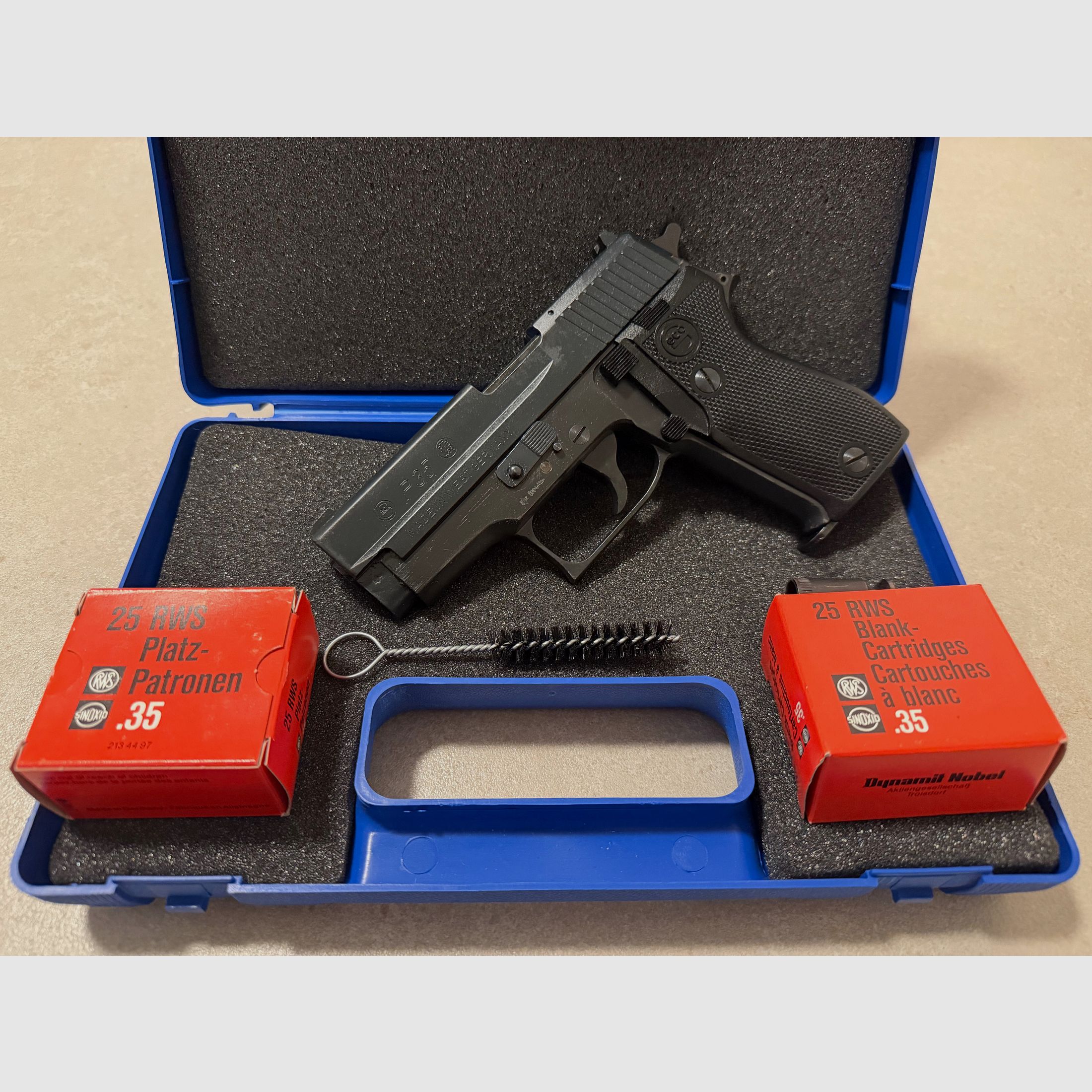 Pistola de gas de detonación Geco P35 35Knall pieza de colección