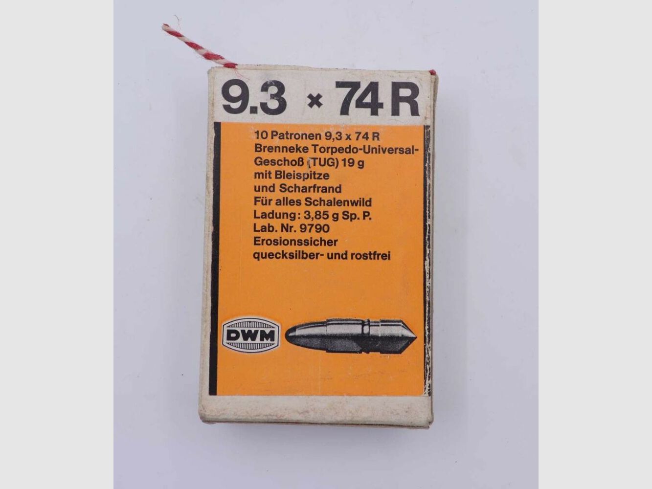 DWM, Berlin naboje do karabinu 9,3x74R
