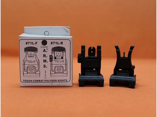 ARMS ARMS® #71L-F Flip-Up Front/ Rear Sight Handguard Mount/ Klappvisierung für Picatinnyprofil AIRSOFT!