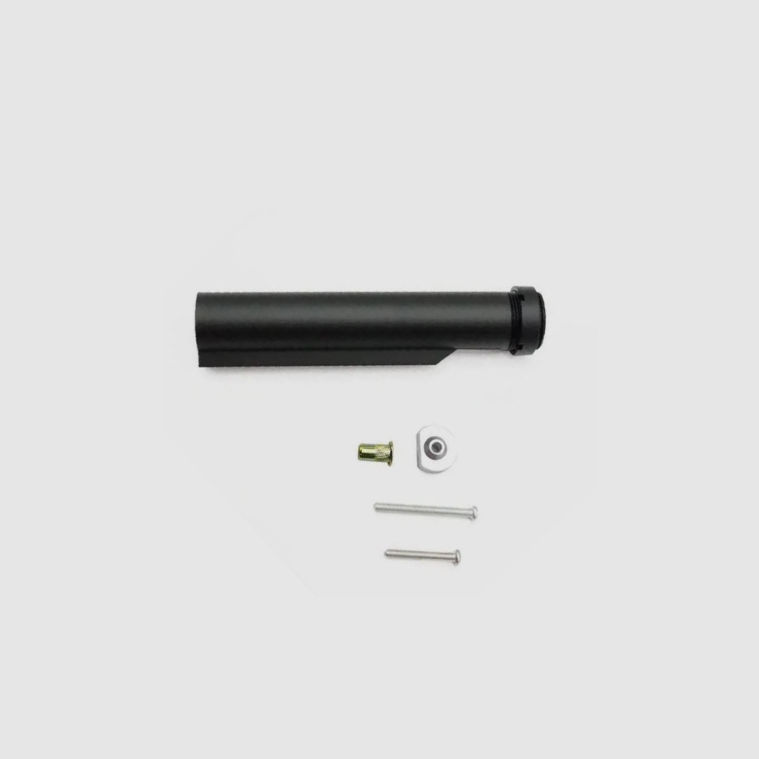 Stocktube für M4/AR, Metall (incl. Schraube & Konterstück) (BK)