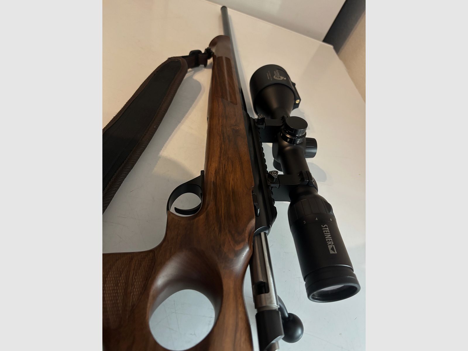 Anschütz 1771 mit M15x1 Gewinde in 222. Rem mit Steiner Ranger 6 