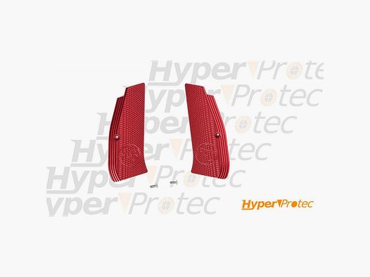 Plaquettes De Poignée Aluminium Pour CZ SP-01 Shadow Rouge