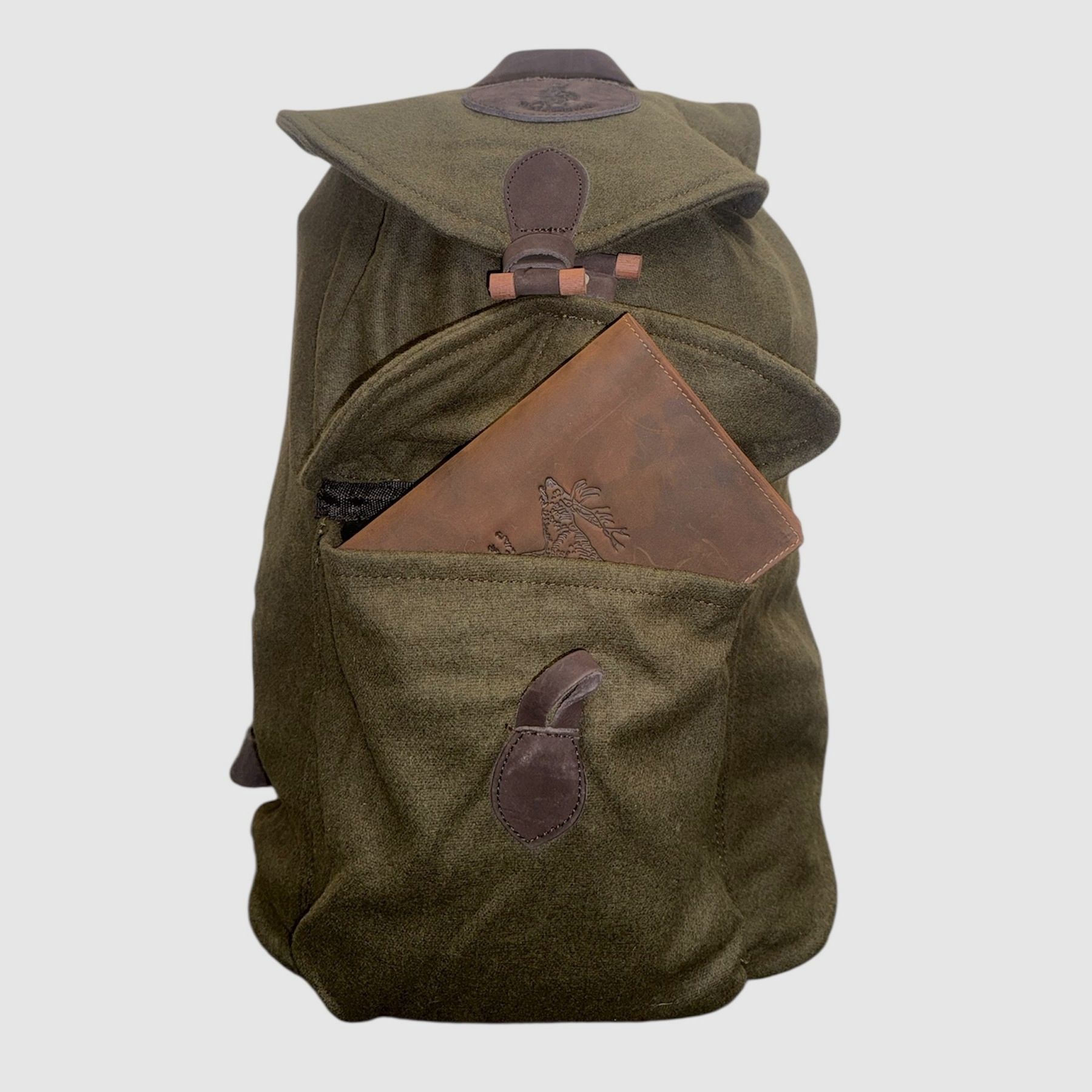 Loden Geräuscharmer Jagdrucksack Delux Grün, Bild 1 von 17