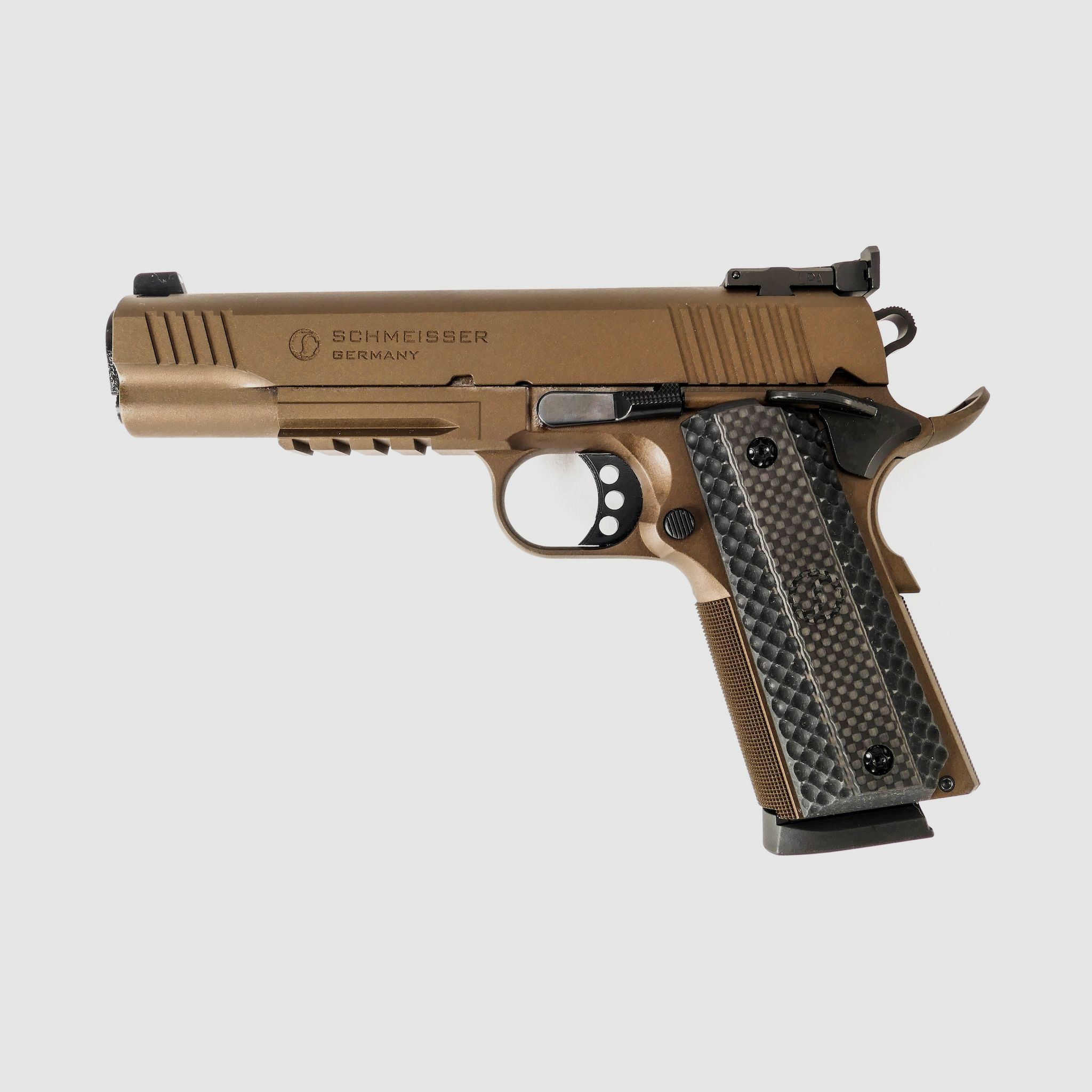 SCHMEISSER HUGO 1911 – CERAKOTE THUNDER BRONZE / 9x19 / 5" | 127mm