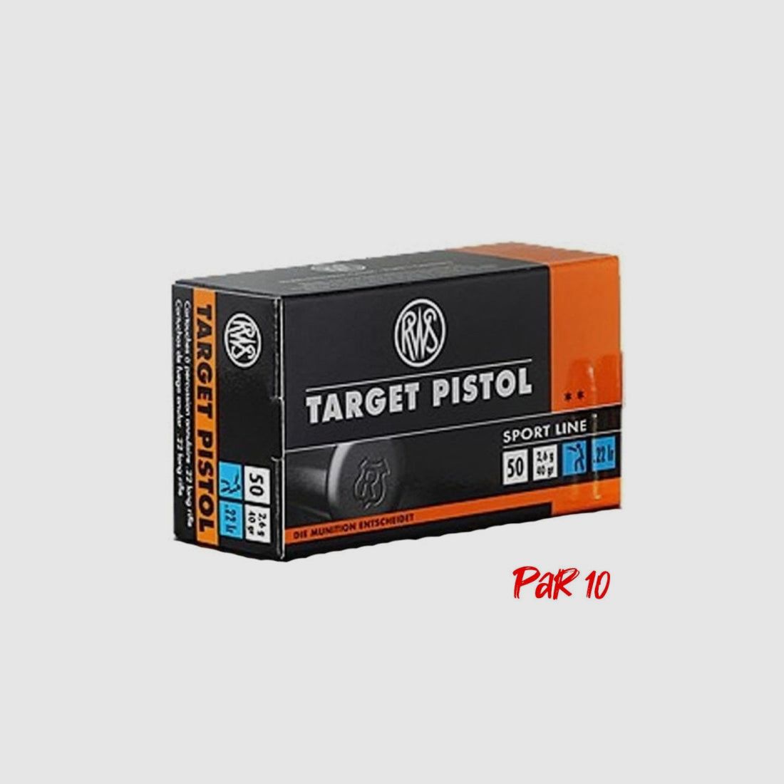 RWS Target Pistol Cartucce - Cal. 22LR, immagine 2 di 3