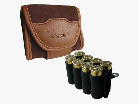Niggeloh Estuche portacartuchos All-In-One-Case piel, 8 cartuchos
