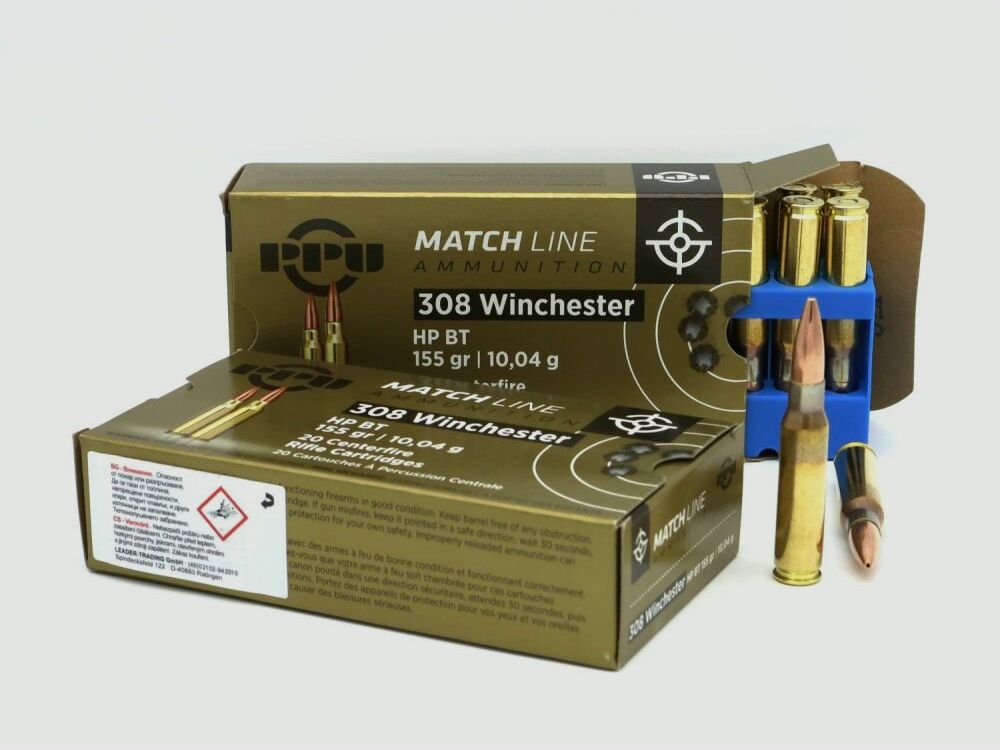 PPU PRVI Partizan (PPU) 155gr HP/BT Match (100 stuks)