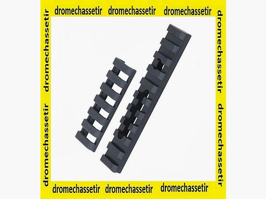 RAIL PICATINNY ERGO 10-SLOT ALUMINUM MOUNTING PLATFORM NOIR