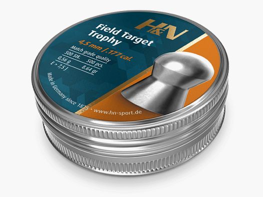 H&N FIELD TARGET TROPHY DIABOLOS 4,5 MM GLATT - 500 STÜCK