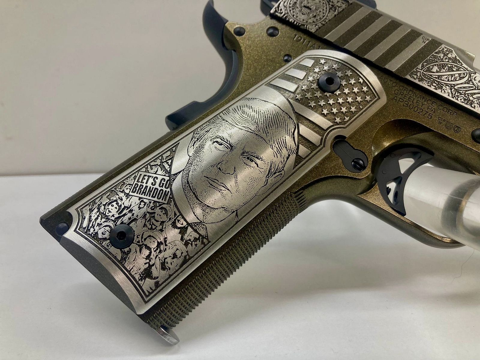Auto-Ordnance 1911A1 Trump « Cri de ralliement » 5″ .45 ACP