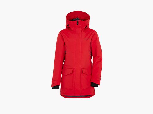 DIDRIKSONS Women's Parka Frida 5 Dark Pomme Red