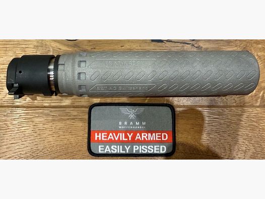 B&T AG RBS Rifle Silencer PRINT-X QDN - with HUB QDN Interface