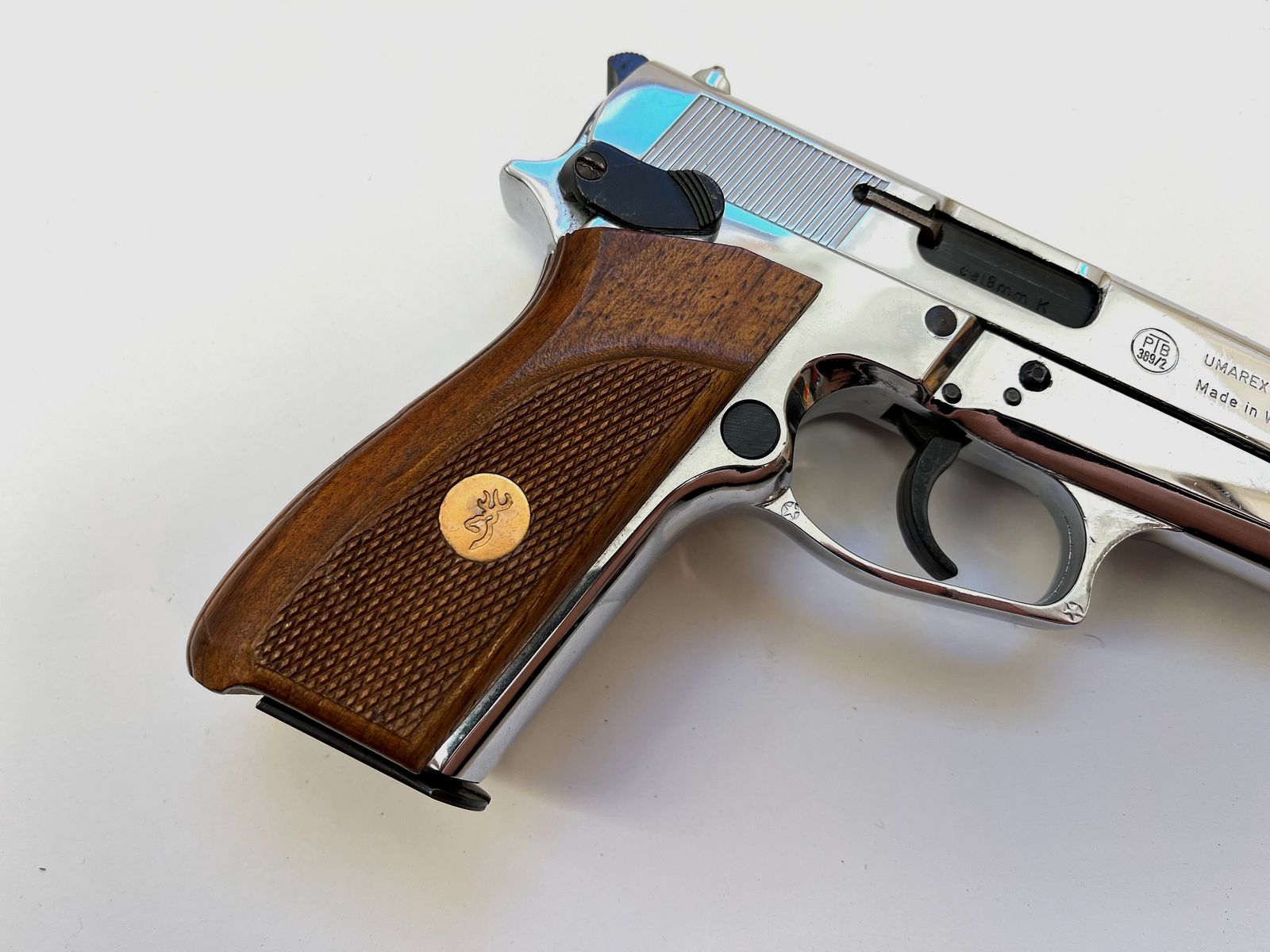 ••• Plaque de poignée en bois Browning GPDA 8 - plaque de poignée originale •••