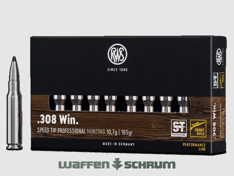 RWS Speed Tip Pro 10,7g - 165gr .308Win Short Rifle