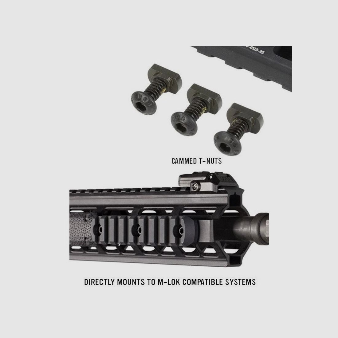 RAIL PICATINNY M-LOK 9 SLOTS, Bild 2 von 2