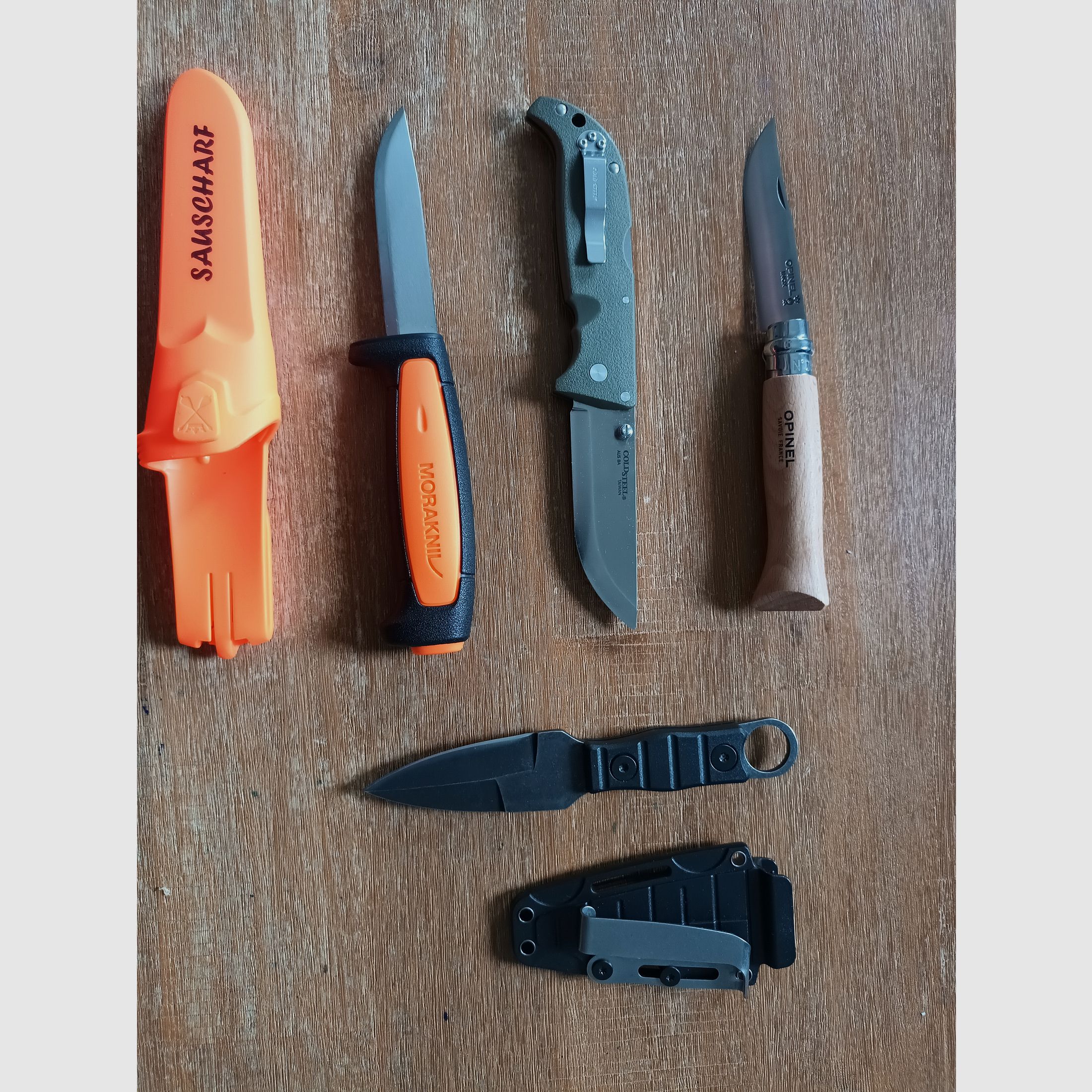 Konvolut Messer, Cooldsteel, Morakniv, Opinel