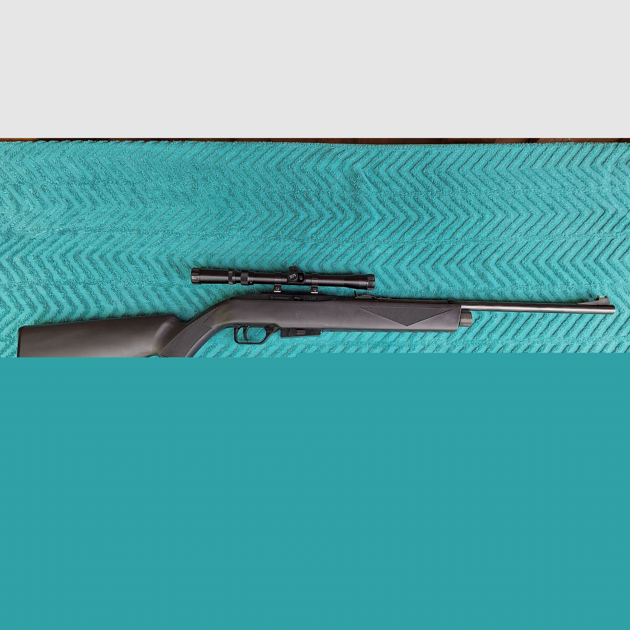 Crosman 1077 Co2 Gewehr 4,5 mm Diabolo mit Zielfernrohr