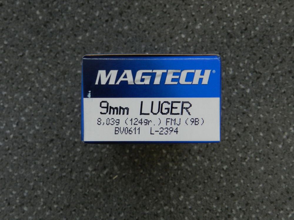 MAGTECH 9mm Luger, Vollmantel 124 grs