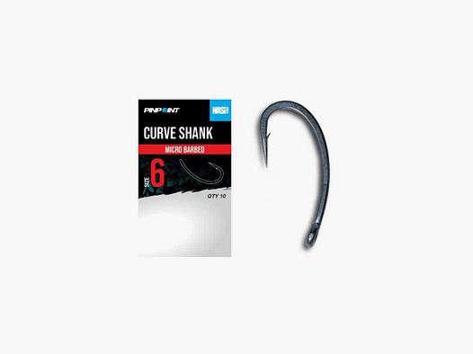 Hameçon Nash Curve Shank Taille 6