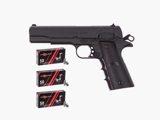 Cuno Melcher ME1911 pistolet à blanc 9mm P.A.K. ensemble de cartouches