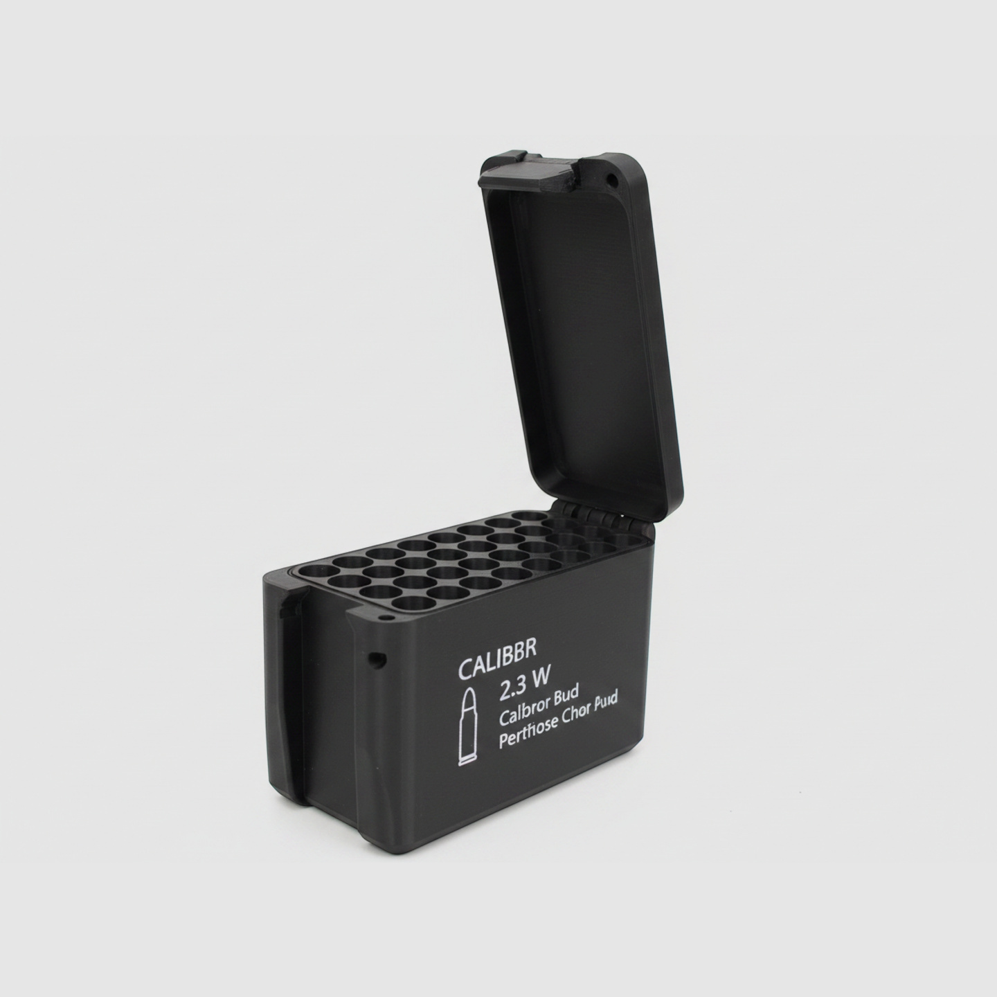 Filamelt Munitionsbox / 300 Norma Magnum / 'Klapp- / Rastdeckel' / Patronenbox, Ammo Box