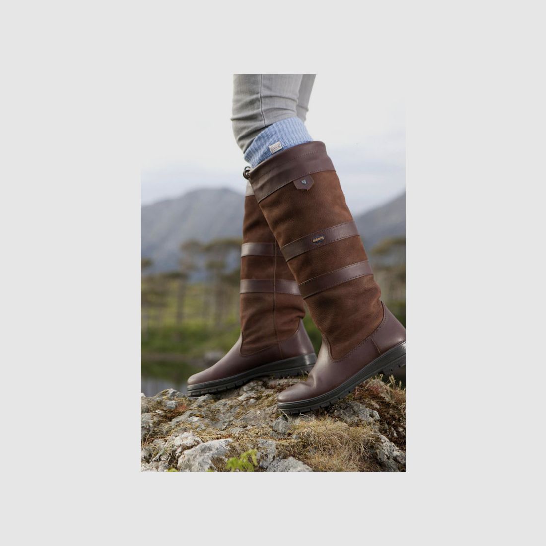 Dubarry Galway kniehoher Stiefel aus Walnussbraun, Bild 6 von 7