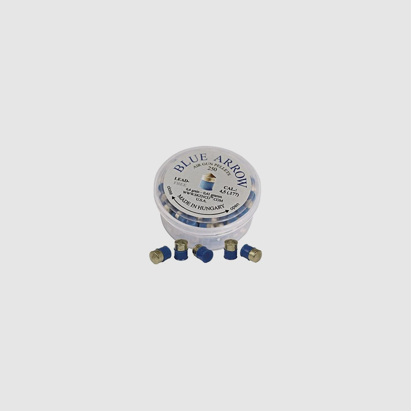 Skenco Type 2 Blue Arrow kogeltjes kal. 4,5 0,40 g 250 stuks